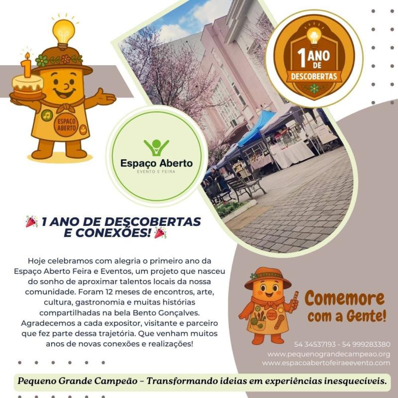 Viva, 1 ano de Espaço Aberto!