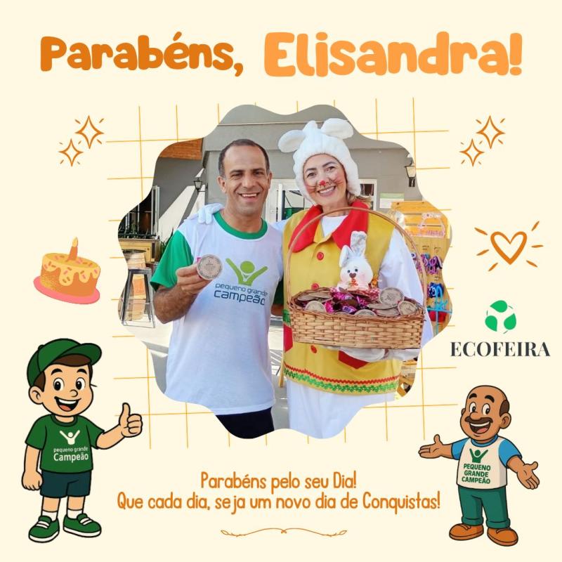 Parabéns, Elisandra!