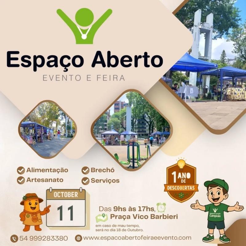 A Espaço Aberto de Outubro vem aí, Participe!