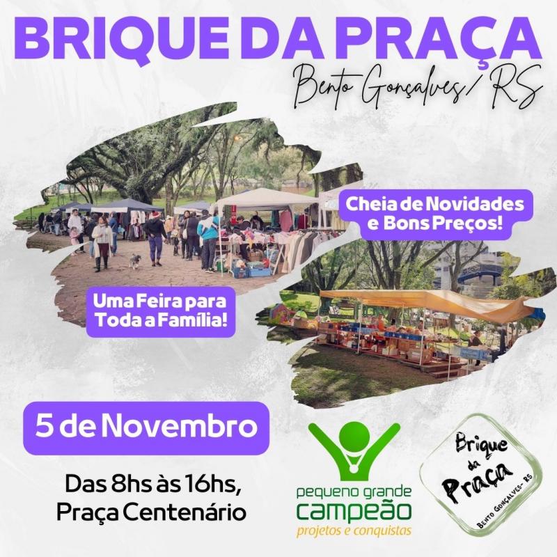 Dia 5 de Novembro, tem a 13ª Edição do Brique da Praça