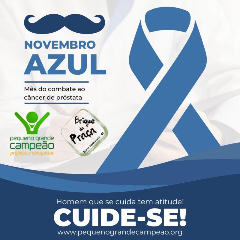 Novembro Azul: mês mundial de combate ao câncer de próstata