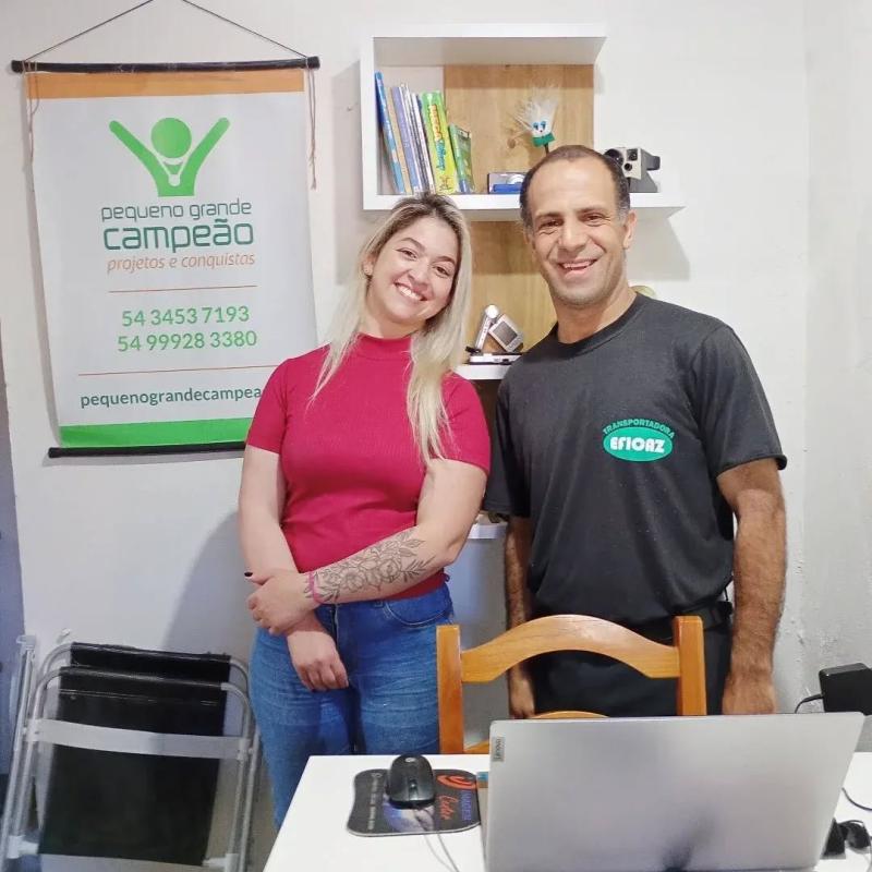 Voluntariado com Sara Andressa