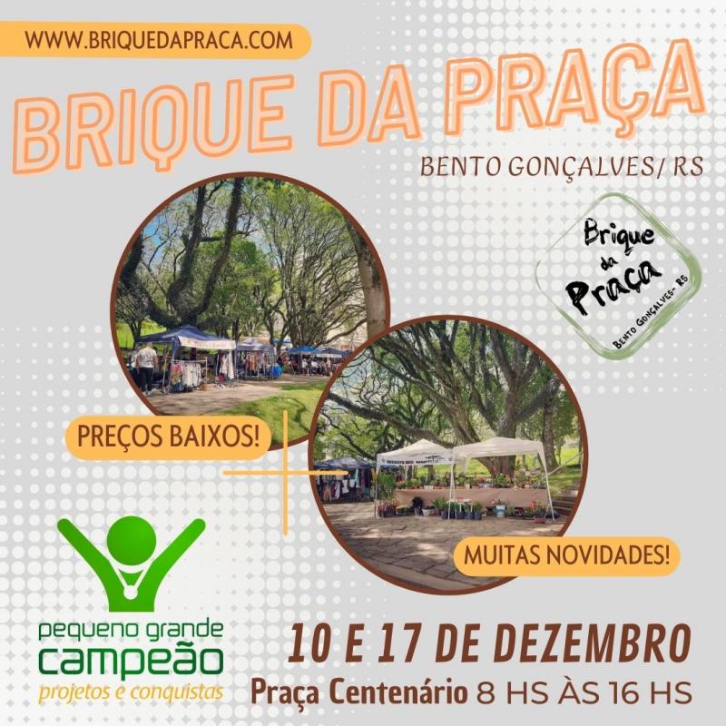 Dezembro 2022 terá duas Edições do Brique da Praça