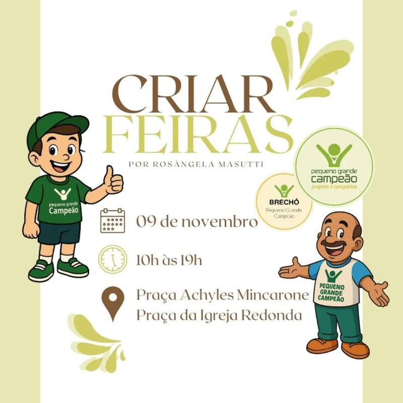 Criar Feiras em novembro.