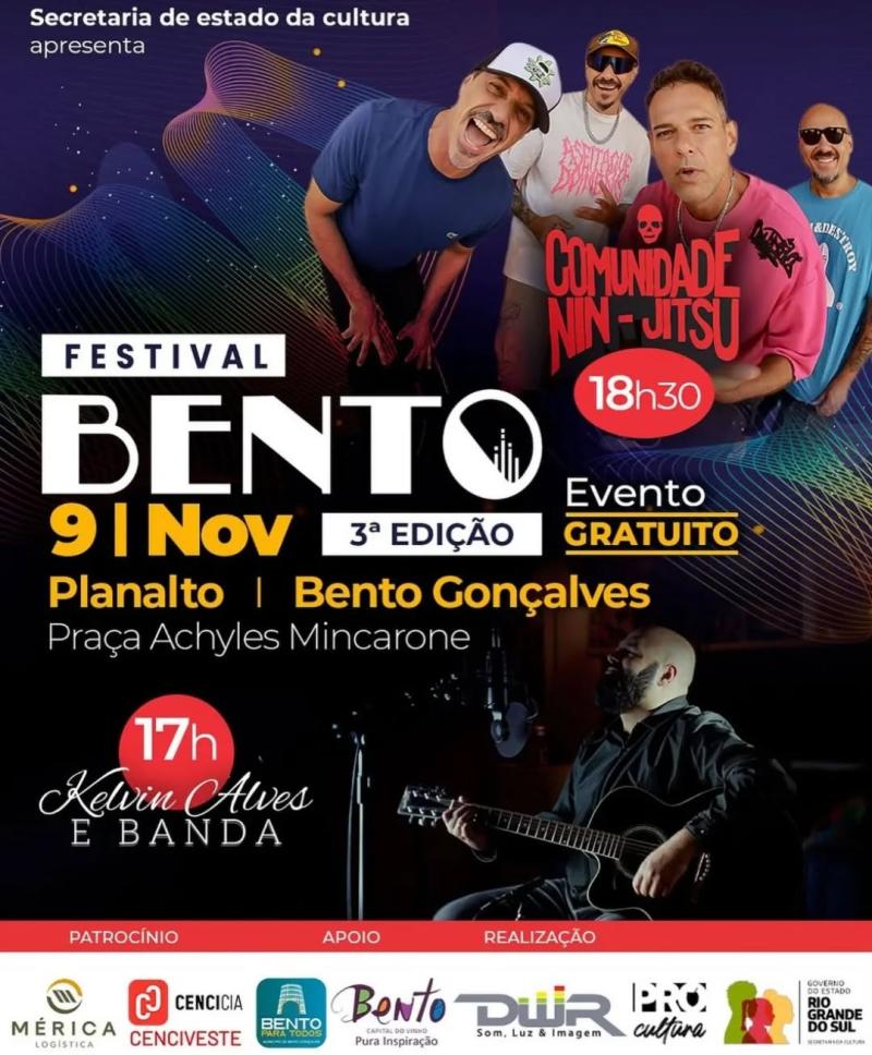 Vem aí a 3ª edição do Festival Bento!