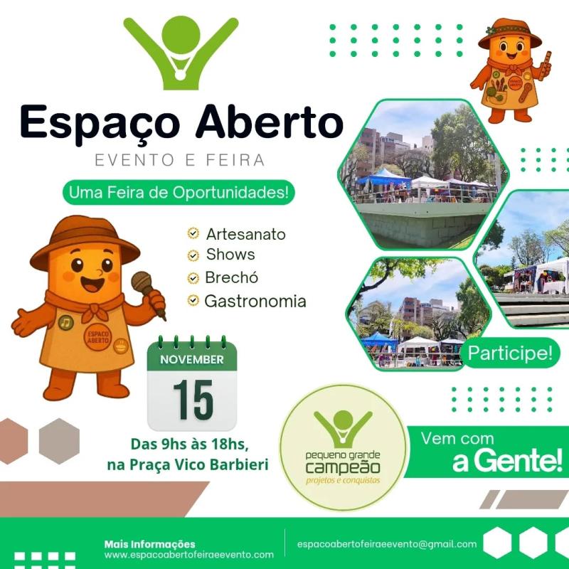 É Amanhã, a Espaço Aberto!