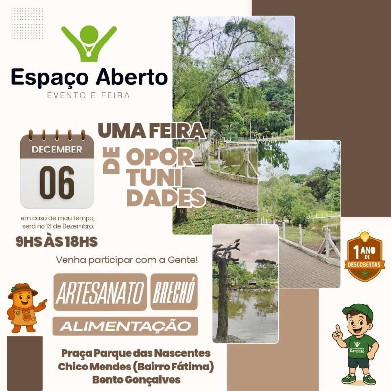 Espaço Aberto no bairro Fátima