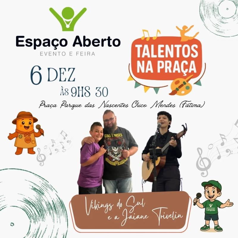 Vikings do Sul e Jaiane Trivelin.