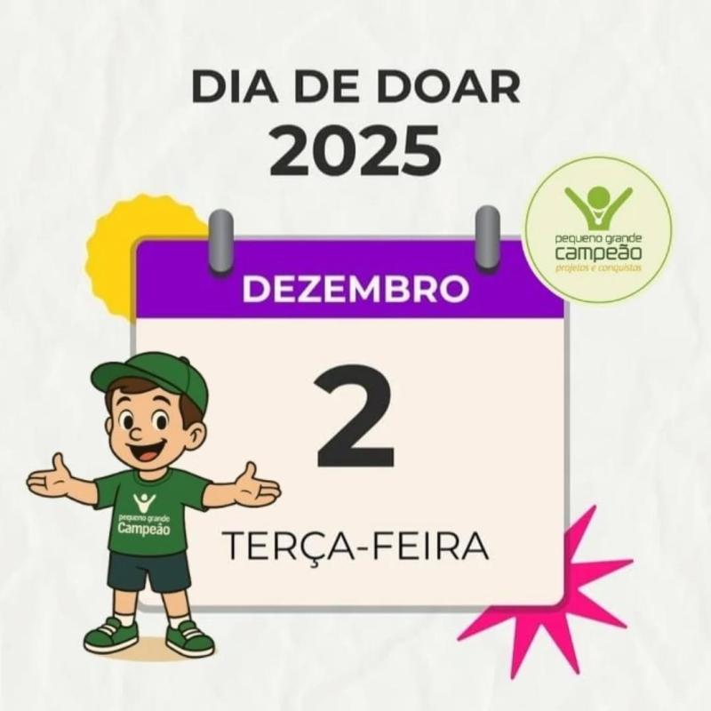 Falta 5 dias! Vem aí, o Dia de Doar!