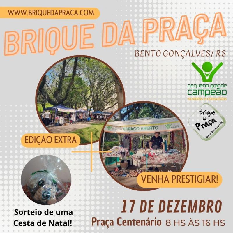 Última edição do Brique da Praça 2022, acontece no próximo sábado, dia 17.