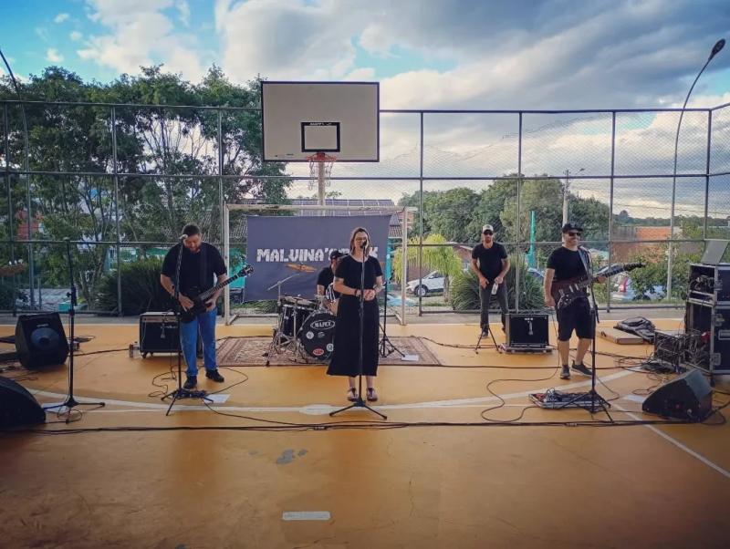 Show de lançamento das novas músicas da banda Malvina’s Rock!