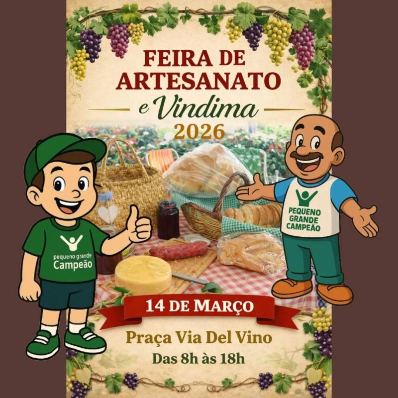 Feira de Artesanato e Vindima!