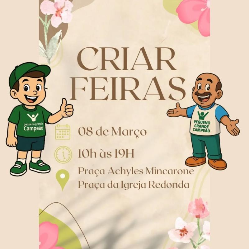 Domingo é dia de Criar!