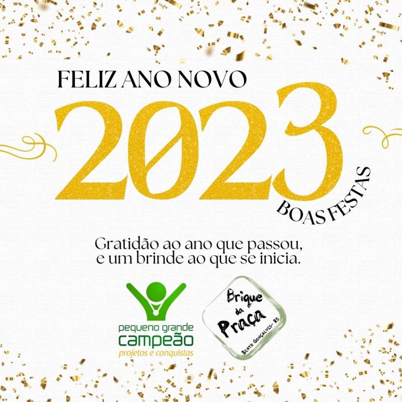 Feliz Ano Novo à Todos Nós!