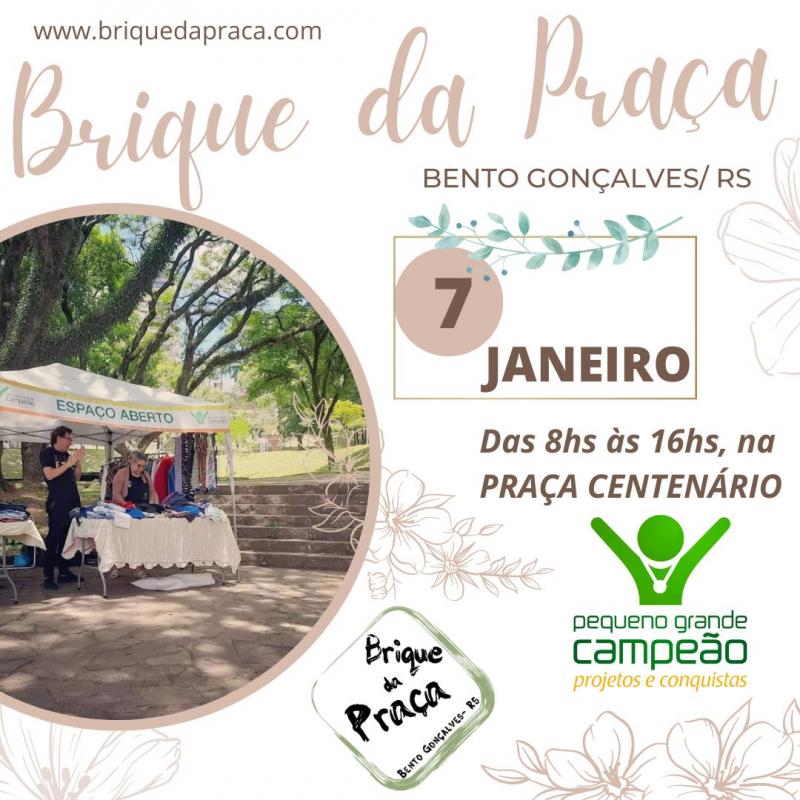 7 de Janeiro, acontece em Bento a Primeira Edição do Brique da Praça