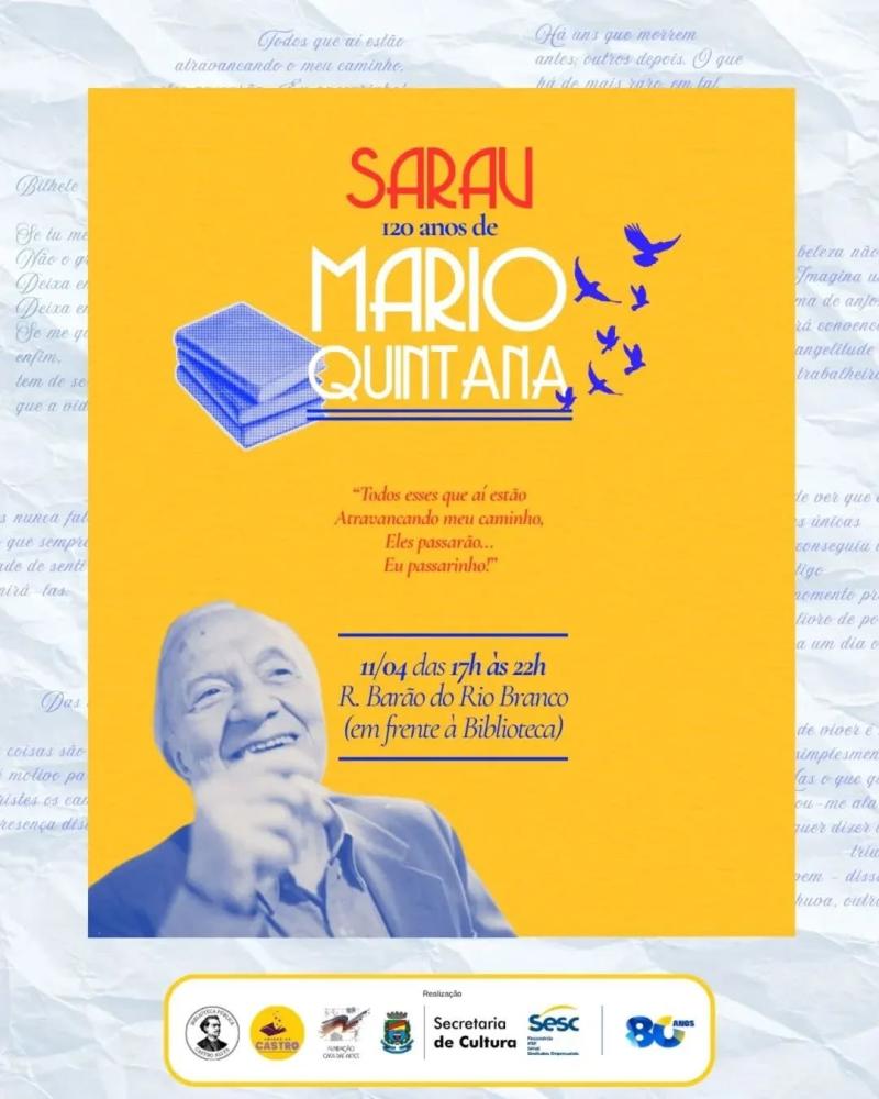 Sarau dos 120 anos de Mario Quintana