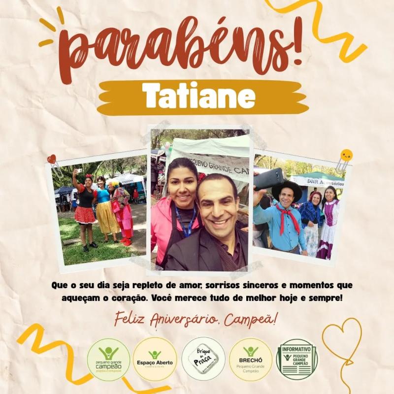 Parabéns, Tatiane