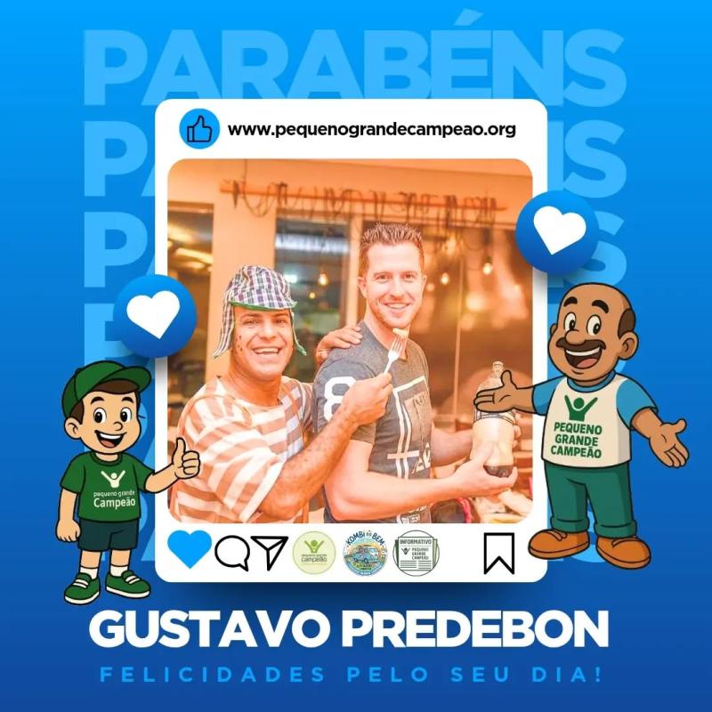 Parabéns, Guga Predebon!