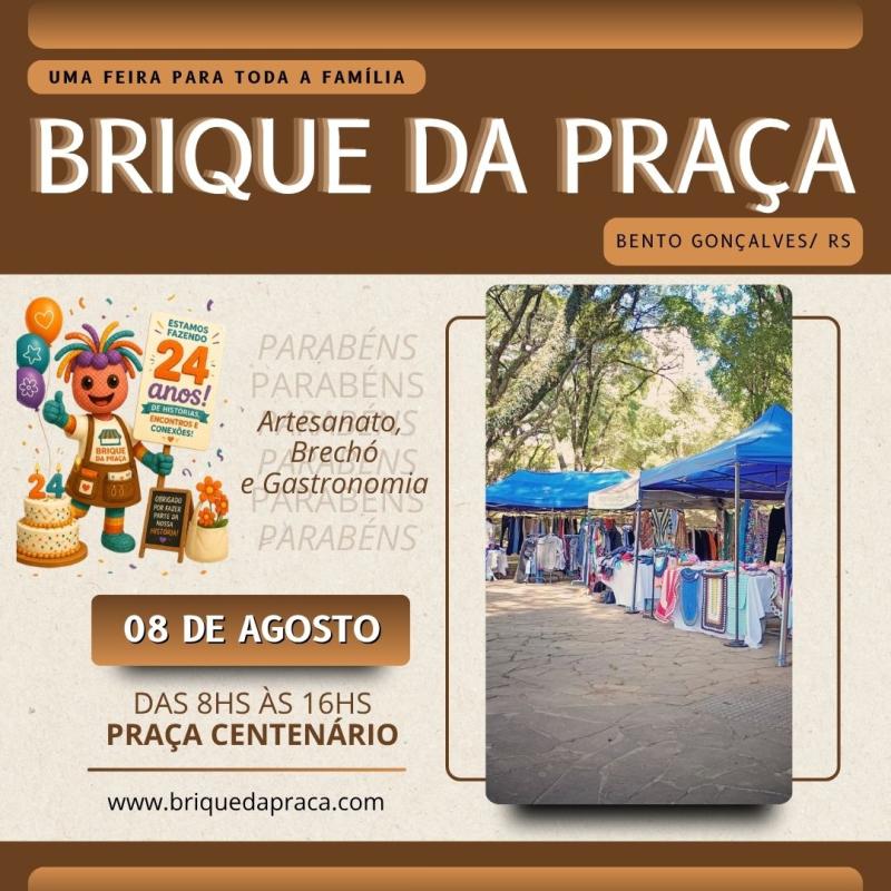 Brique da Praça comemora 24 anos de Feira