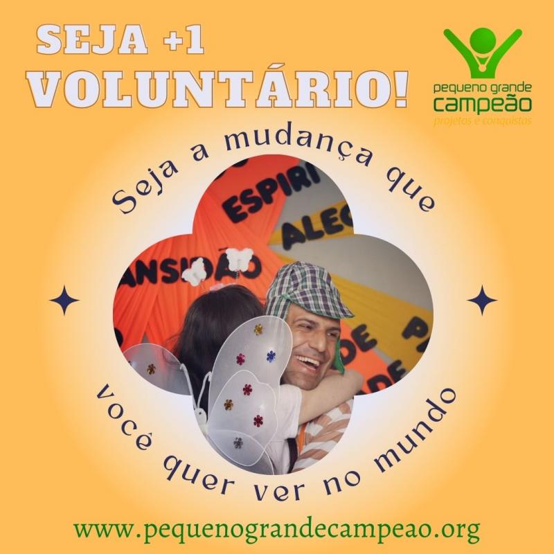 Seja +1 Voluntário