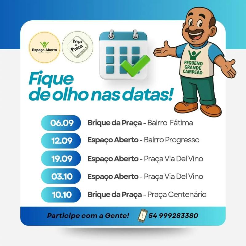 Quer vir de Feiras!? Vem com a Gente! Participe!