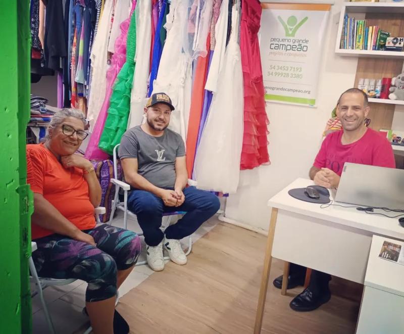 Reunião do Voluntariado na Sala/ Sede da Pequeno Grande Campeão.