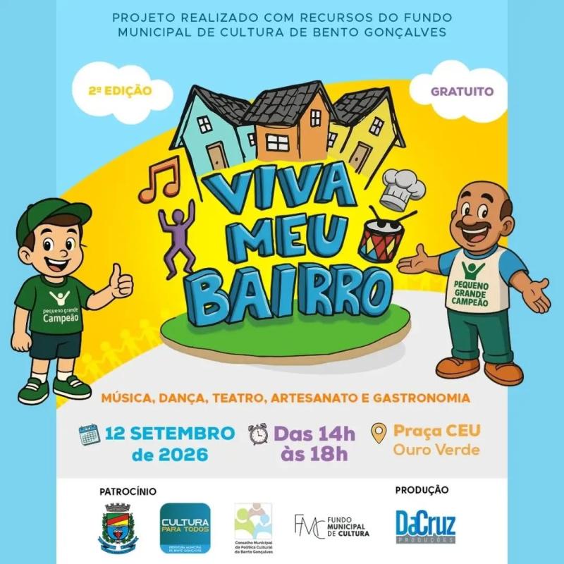 Sábado tem Viva Meu Bairro no Ouro Verde, Participe!