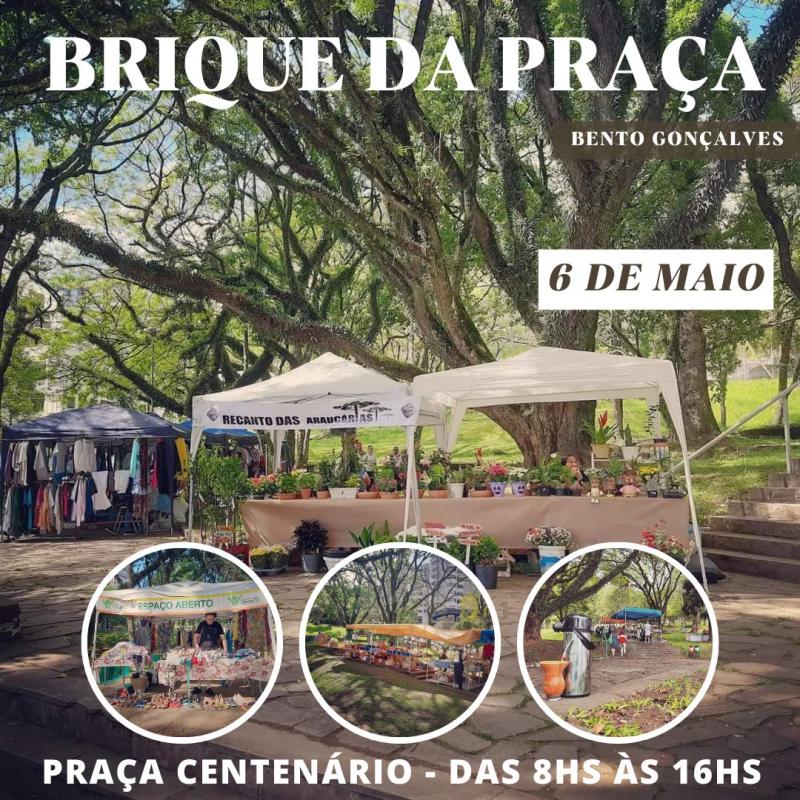 Dia 6 de Maio, tem mais uma Edição do Brique da Praça em Bento