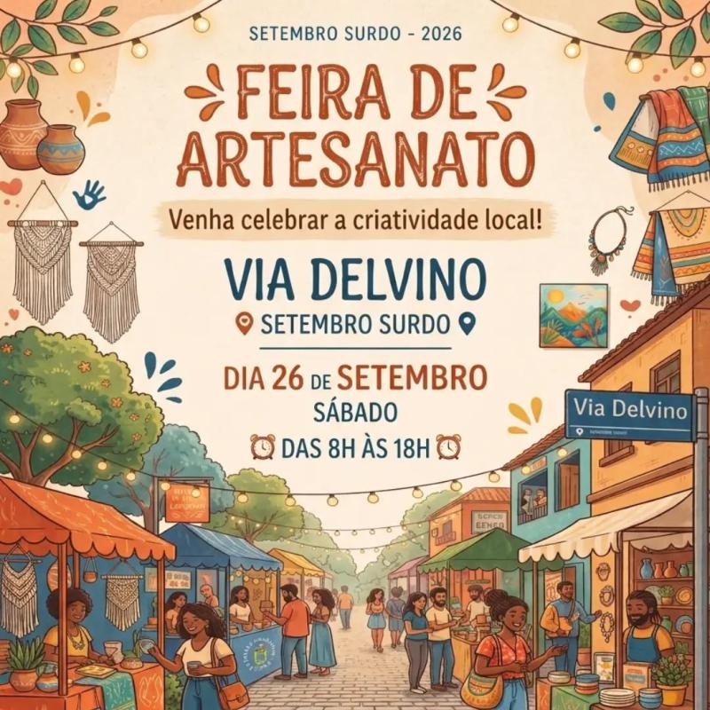 Feira na Praça Via Del Vino!