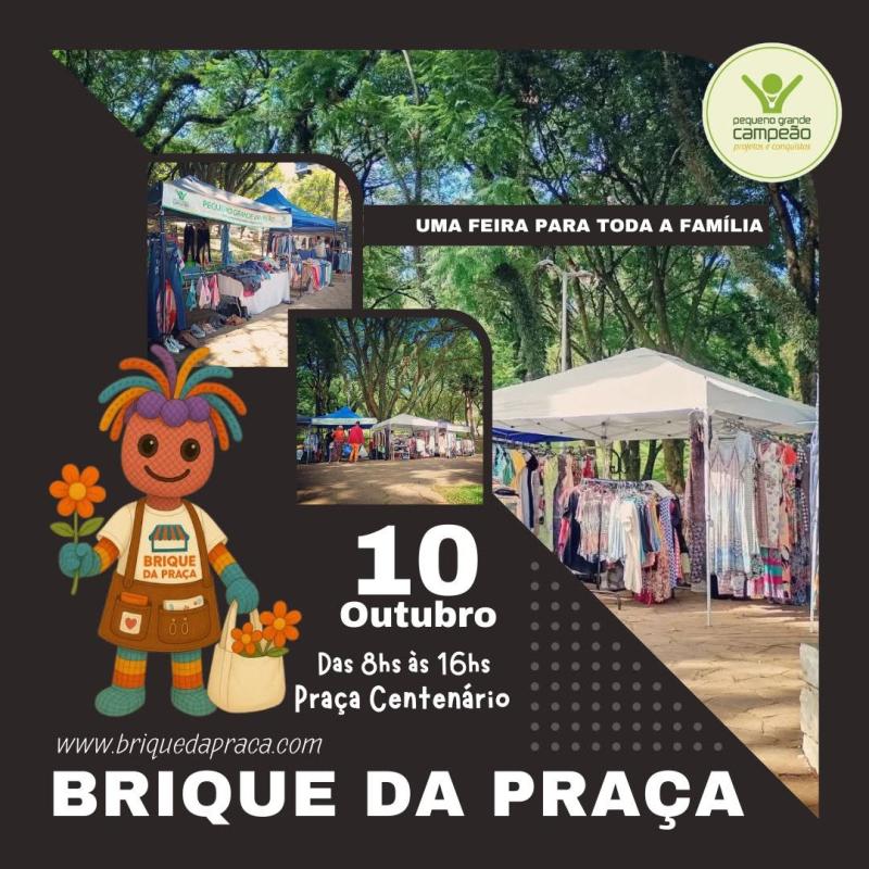 É Sábado, na Praça Centenário!