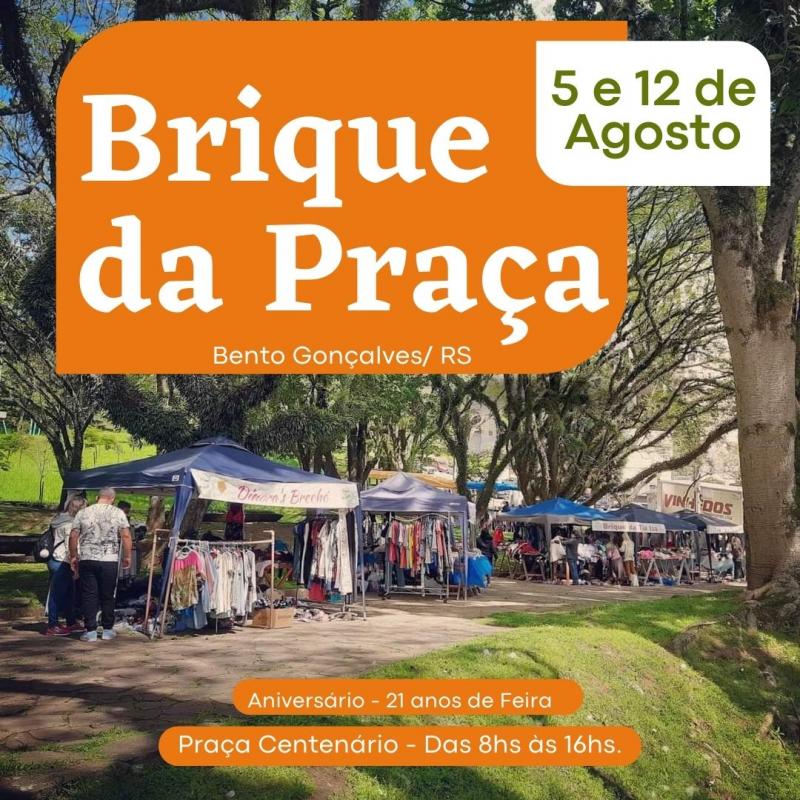 Agosto terá duas Edições do Brique da Praça