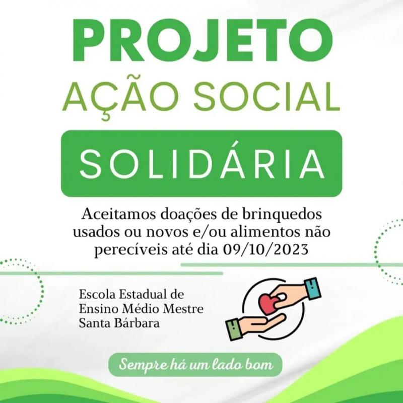 Ação Social Solidária - Escola Mestre