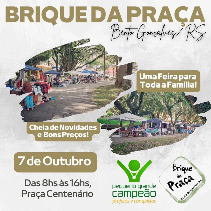 Dia 7 de Outubro tem mais um Brique da Praça em Bento
