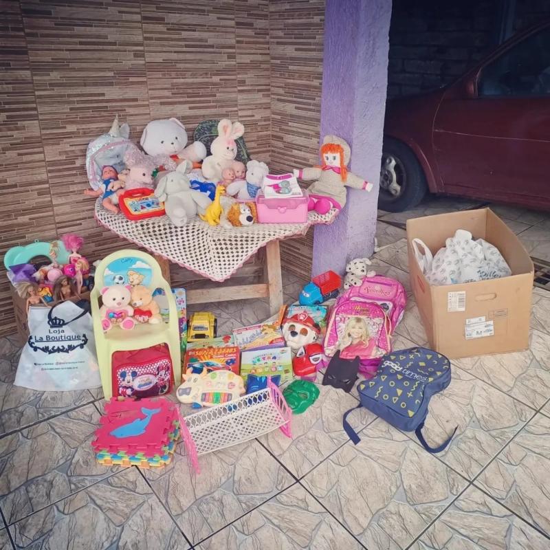 Mais Doações Chegando - Festa da Garotada!