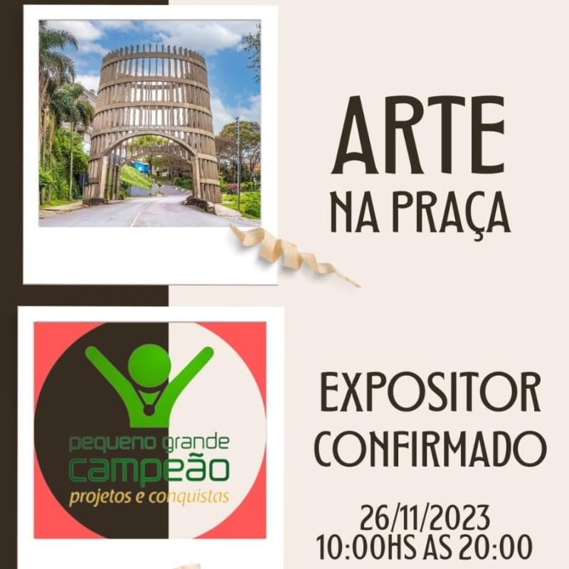Pequeno Grande Campeão participa de 2ª edição do Arte na Praça
