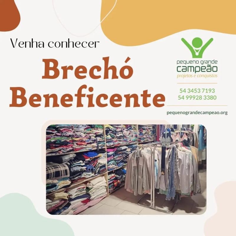 Novo Horário do Brechó Beneficente