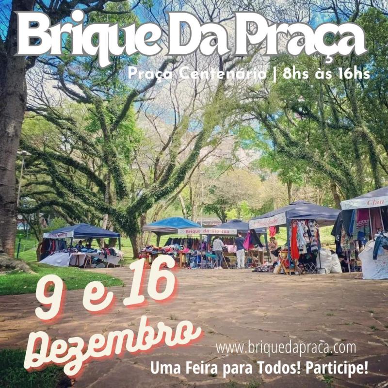 Brique da Praça tem duas feiras em Dezembro