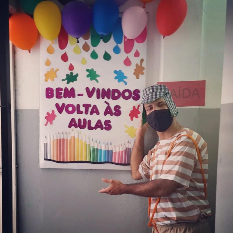 Chavinho na Escola Fenavinho