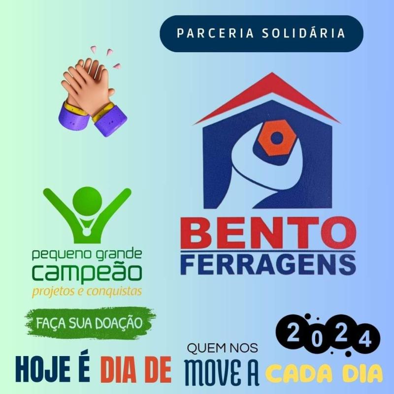 Parceria Solidária com a Bento Ferragens