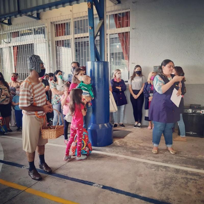 Chavinho na Escola Fenavinho