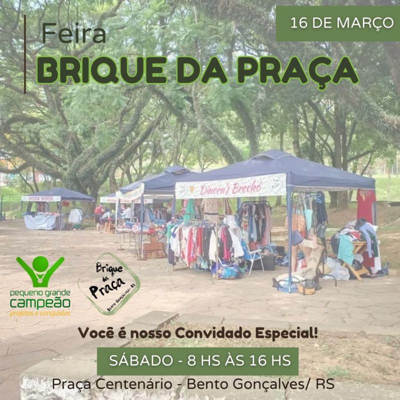 3ª Edição do Brique da Praça, será Sábado (16/03)