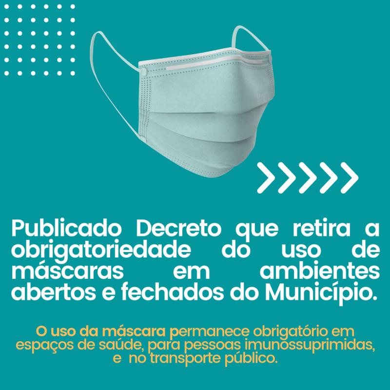 Bento sem máscaras em ambientes abertos e fechados