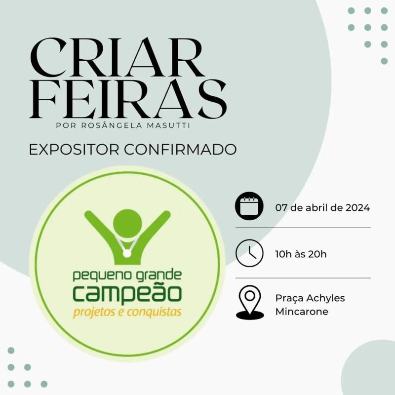 Criar Feiras de Abril