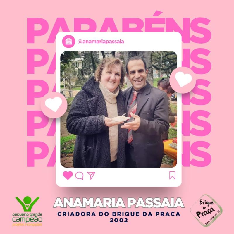 Parabéns, Anamaria!