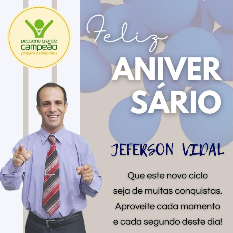 Parabéns, Sr. Jeferson!