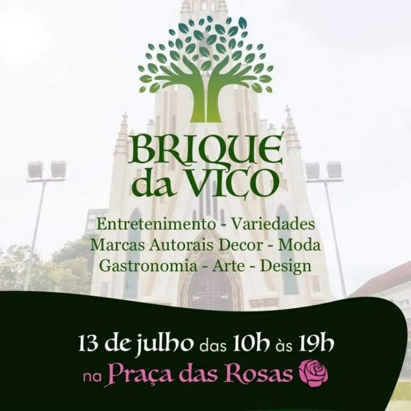 Brique da Vico na Praça das Rosas