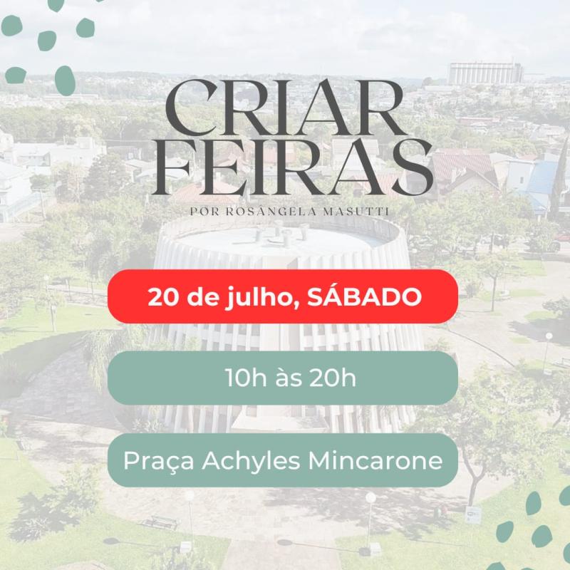 Criar Feiras em Julho