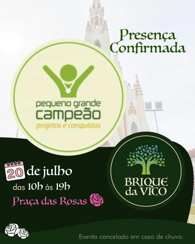 Brique da Vico acontece na Praça das Rosas