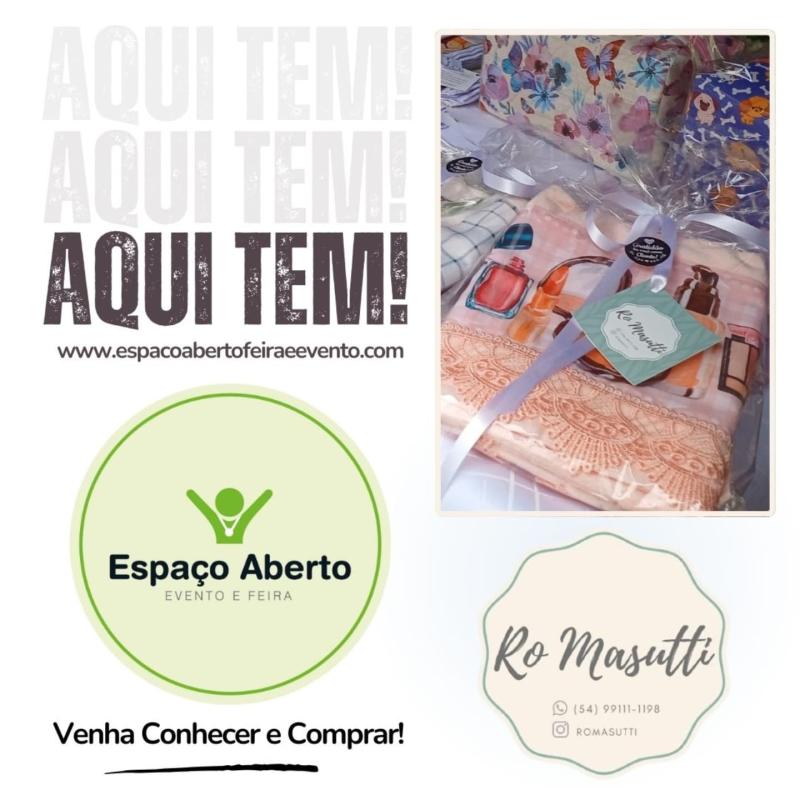 Espaço Aberto tem Artesanato, Bazar e Variedades em Geral