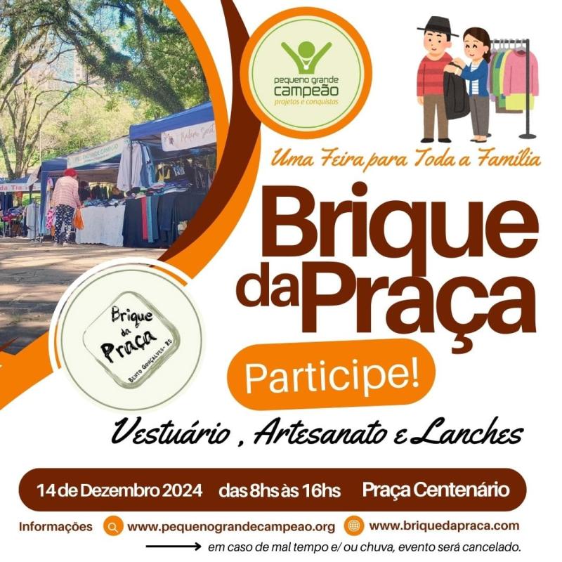 Sábado é Dia de Brique da Praça!